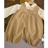 ベージュ | 【aimoha-KIDS-】子供服 かわいいオールインワン | aimoha kids