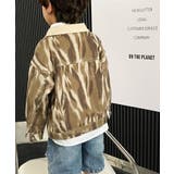 【aimoha-KIDS-】子供服 タイダイ染めデニムジャケット | aimoha kids | 詳細画像3