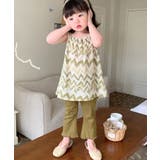 【aimoha KIDS 】子供服かわいい総柄キャミソールワンピ＋無地パンツセッ… | aimoha kids | 詳細画像7 