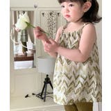 【aimoha KIDS 】子供服かわいい総柄キャミソールワンピ＋無地パンツセッ… | aimoha kids | 詳細画像1 