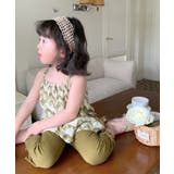 【aimoha KIDS 】子供服かわいい総柄キャミソールワンピ＋無地パンツセッ… | aimoha kids | 詳細画像4 