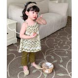 【aimoha KIDS 】子供服かわいい総柄キャミソールワンピ＋無地パンツセッ… | aimoha kids | 詳細画像6 