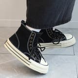 【shoes365】2WAYハイカットキャンバスシューズ | aimoha | 詳細画像1