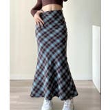 チェック柄マーメードスカート | aimoha  | 詳細画像6 