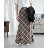 チェック柄マーメードスカート | aimoha  | 詳細画像14 