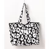 ホワイト | ヒョウ柄トート トートバッグ レディース | aimoha