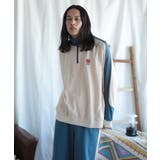 配色ワンポイント刺繍飾りステッチサイドラインハーフジップ セットアップ可能 | HOOK | 詳細画像20
