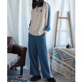 配色ワンポイント刺繍飾りステッチサイドラインハーフジップ セットアップ可能 | HOOK | 詳細画像26