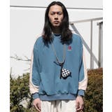 配色ワンポイント刺繍飾りステッチサイドラインスウェット セットアップ可能 | HOOK | 詳細画像9