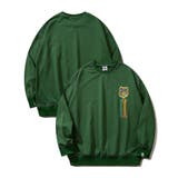 グリーン | 【HOOK  original 】ブロックベアワッペン刺繍レインボーフリンジ飾り… | HOOK