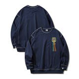 ネイビー | 【HOOK  original 】ブロックベアワッペン刺繍レインボーフリンジ飾り… | HOOK