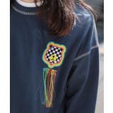 【HOOK  original 】ブロックベアワッペン刺繍レインボーフリンジ飾り… | HOOK | 詳細画像1 