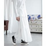 ティアードスカート ロングスカート フレアスカート | aimoha  | 詳細画像12 