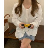 レース衿ブラウス | aimoha  | 詳細画像12 