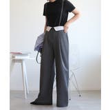 【aimohaオリジナル】3WAYサロペット タック入りワイドスラックス | aimoha | 詳細画像48