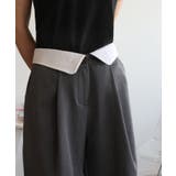 【aimohaオリジナル】3WAYサロペット タック入りワイドスラックス | aimoha | 詳細画像16