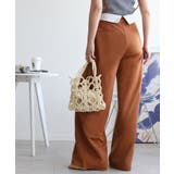 ブラウン | 【aimohaオリジナル】3WAYサロペット タック入りワイドスラックス | aimoha