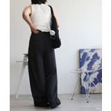 【aimohaオリジナル】3WAYサロペット タック入りワイドスラックス | aimoha | 詳細画像27