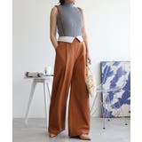 【aimohaオリジナル】3WAYサロペット タック入りワイドスラックス | aimoha | 詳細画像32