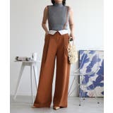 【aimohaオリジナル】3WAYサロペット タック入りワイドスラックス | aimoha | 詳細画像35