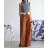 【aimohaオリジナル】3WAYサロペット タック入りワイドスラックス | aimoha | 詳細画像37