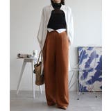 【aimohaオリジナル】3WAYサロペット タック入りワイドスラックス | aimoha | 詳細画像43