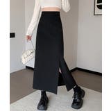 スリットAラインスカート | aimoha  | 詳細画像1 