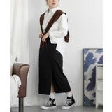 スリットAラインスカート | aimoha  | 詳細画像4 