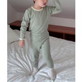 グリーン | 【aimoha-KIDS-】ルームウェア セットアップ 2点セット | aimoha kids