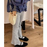 【aimoha-KIDS-】9分丈 セミフレアパンツ | aimoha kids | 詳細画像7