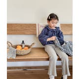 【aimoha-KIDS-】9分丈 セミフレアパンツ | aimoha kids | 詳細画像8