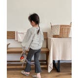 【aimoha-KIDS-】9分丈 セミフレアパンツ | aimoha kids | 詳細画像11