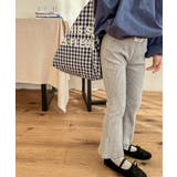 【aimoha-KIDS-】9分丈 セミフレアパンツ | aimoha kids | 詳細画像26