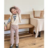【aimoha-KIDS-】9分丈 セミフレアパンツ | aimoha kids | 詳細画像6