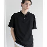 ブラック | 【aimoha MEN】SIMPLE POLO | aimoha men