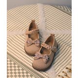 ピンク | 【shoes365】子供用 リボン飾り 通気性高いバレエシューズ | aimoha kids