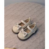 【shoes365】子供用 リボン飾り 通気性高いバレエシューズ | aimoha kids | 詳細画像1