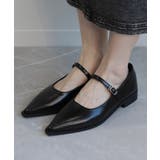 【shoes365】ポインテッド トゥ ローヒール メリージェーン シューズ | aimoha | 詳細画像8