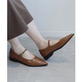 【shoes365】ポインテッド トゥ ローヒール メリージェーン シューズ | aimoha | 詳細画像15