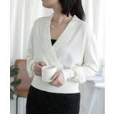 ホワイト | 【BANICO】韓国風クロストップス | aimoha