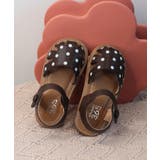【shoes365】子供用 水玉サンダル | aimoha kids | 詳細画像3