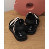 【shoes365】子供用 ダブルマジックテープ サンダル | aimoha kids | 詳細画像1
