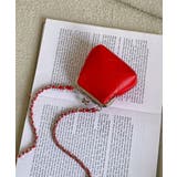 レッド | ガマ口ミニキルティングバッグ | aimoha