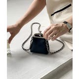 ブラック | ガマ口ミニキルティングバッグ | aimoha