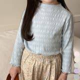 【aimoha-KIDS-】シワ感長袖トップス | aimoha kids | 詳細画像1 