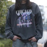 グレー | HOOK -original- 古着風プリントウォッシュロンTEE | HOOK