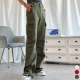 「Aimoha」ストレートパンツ カーゴパンツ | aimoha | 詳細画像1