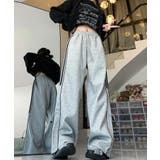 【HOOK】for girls  サイドラインワイドスウェットパンツ | HOOK | 詳細画像8 