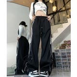 【HOOK】for girls  サイドラインワイドスウェットパンツ | HOOK | 詳細画像5 