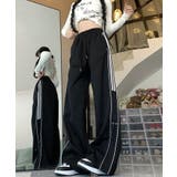 【HOOK】for girls  サイドラインワイドスウェットパンツ | HOOK | 詳細画像2 